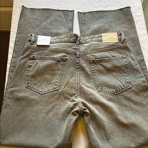 Pull&Bear  Men Straight High Rise / Full Length Light Gray Relaxed Jeans NWT